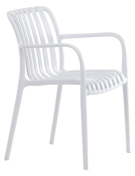 Záhradná stolička biela CT-X7029 WT