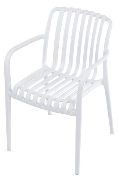 Záhradná stolička biela CT-X7029 WT