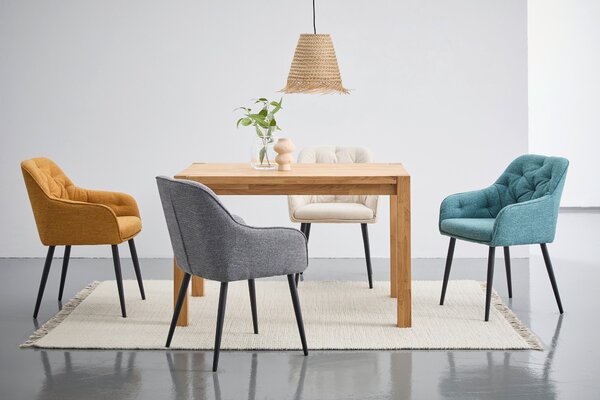 JEDÁLENSKÝ STÔL, divoký dub, farba duba, 120/80/75 cm Carryhome - Stoly