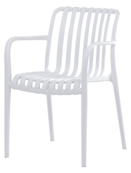 Záhradná stolička biela CT-X7029 WT