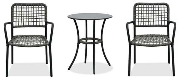 Set záhradného nábytku sivý AZ-L1103 GREY