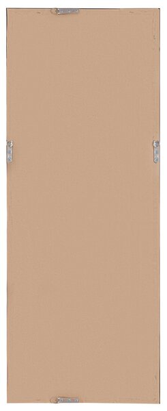 Nástenné zrkadlo zlaté syntetický materiál sklo 50 x 130 cm obdĺžnikový tvar matný povrch moderný štýl