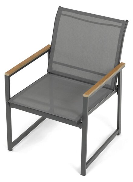 Set záhradného nábytku sivý AZS-S1212 GREY