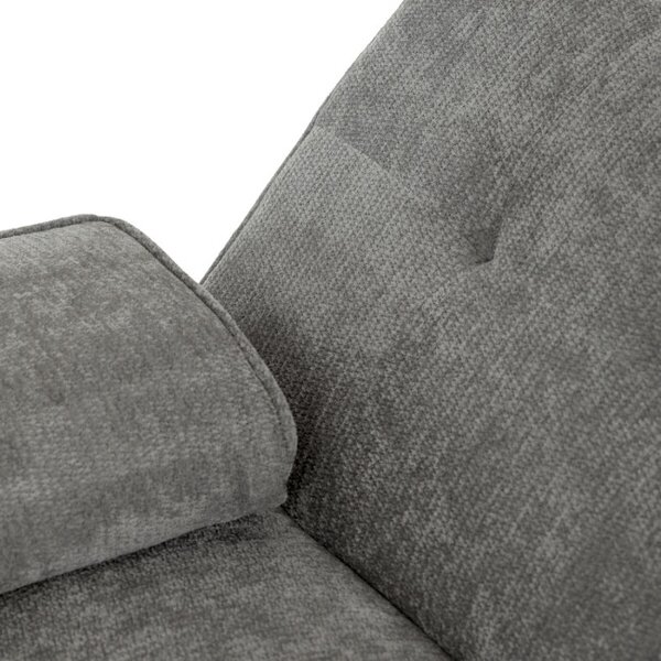 Trojmiestna rozkladacia sedačka, sivá ASB-C3034 GREY2