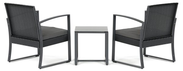 Set záhradného nábytku sivý AZS-H1111 GREY