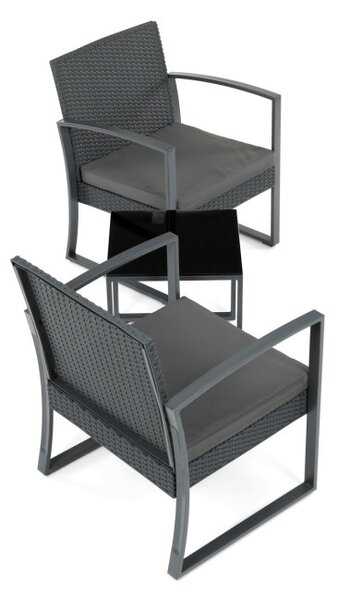 Set záhradného nábytku sivý AZS-H1111 GREY