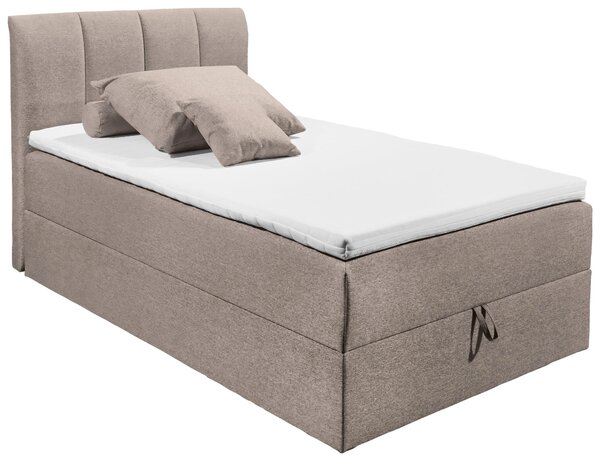BOXSPRINGOVÁ POSTEĽ, 120/200 cm bahenná hnedá MID.YOU - Postele, Online Only