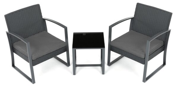 Set záhradného nábytku sivý AZS-H1111 GREY