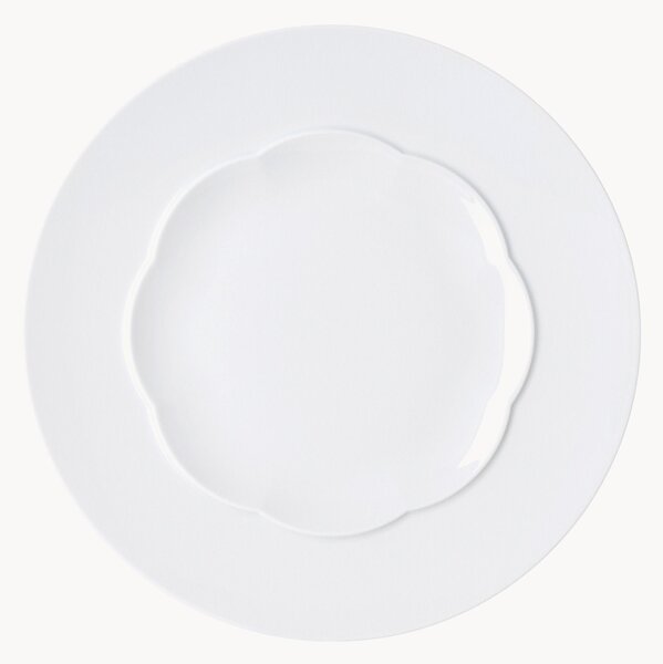 Porcelánové plytké taniere Sonetto, 6 ks
