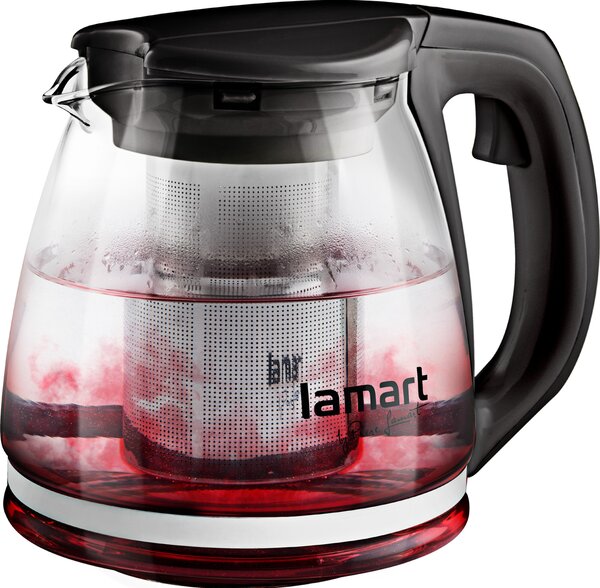 Kanvica 1,1 l, čierna, LAMART VERRE LT7025
