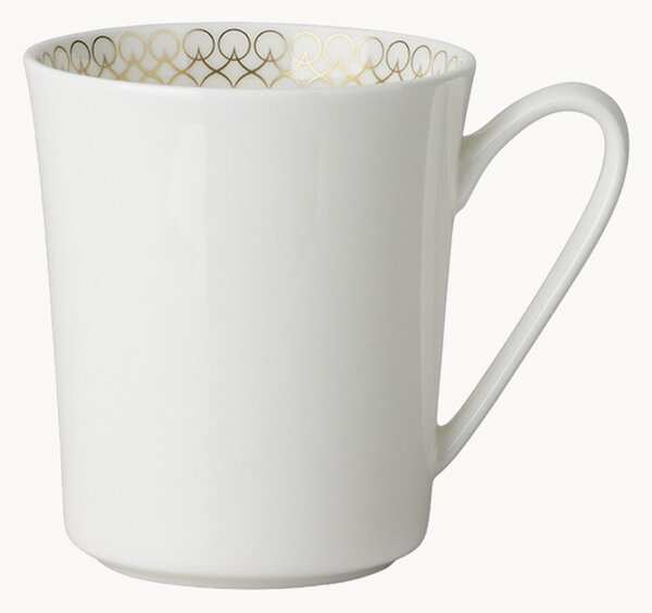 Hrnčeky z kostného porcelánu Jade, 6 ks