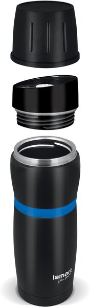 LT4053 TERMOSKA 480 BLACK/MOD CUP LAMART
