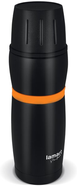 LT4054 TERMOSKA 480 ČIERNA/ORANŽOVÝ HRNČEK LAMART