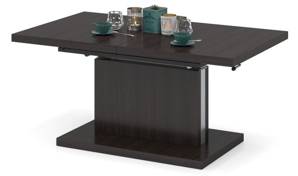 ASTON wenge - rozkladací, zdvíhací, konferenčný stolík