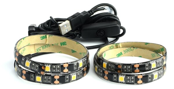 RLS 101 USB LED pásik 30 LED CW RETLUX