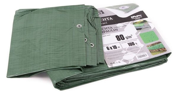 MASIPRO Plachta 80 g ZELENÁ 6 x 10 m