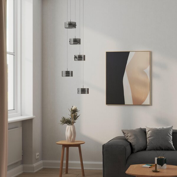 ZÁVESNÉ LED SVIETIDLO, 43/150 cm Novel - Interiérové svietidlá