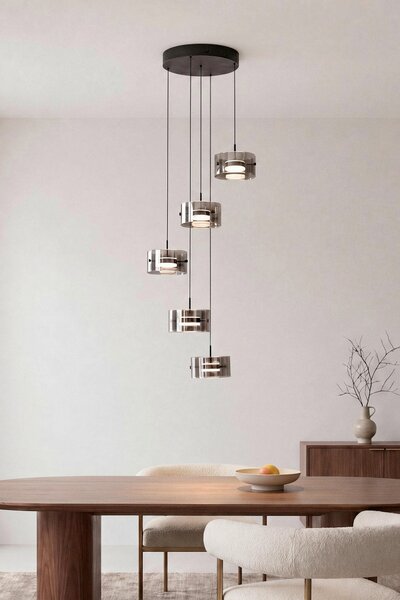 ZÁVESNÉ LED SVIETIDLO, 43/150 cm Novel - Interiérové svietidlá