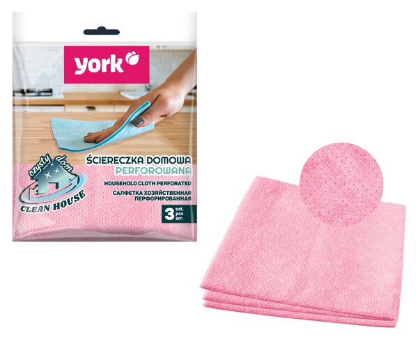 York Perforovaná kuchynská utierka, 3 ks