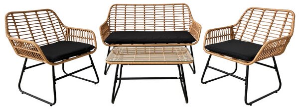 Set záhradného nábytku LORANO hnedý ABI3415