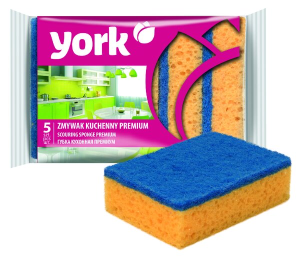York Škrabacia hubka PREMIUM, 5 ks