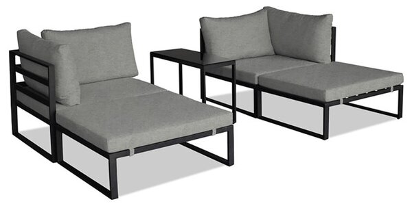 Set záhradného nábytku sivý AZ-L1761 SIL