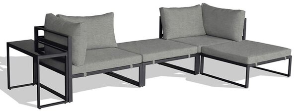Set záhradného nábytku sivý AZ-L1761 SIL