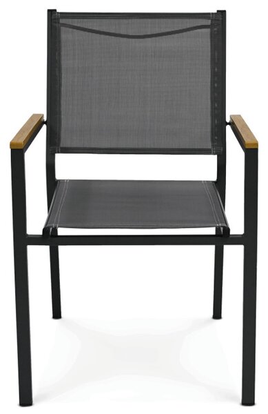 Záhradná stolička sivá AZC-L1303 GREY
