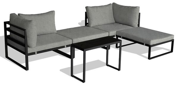 Set záhradného nábytku sivý AZ-L1761 SIL