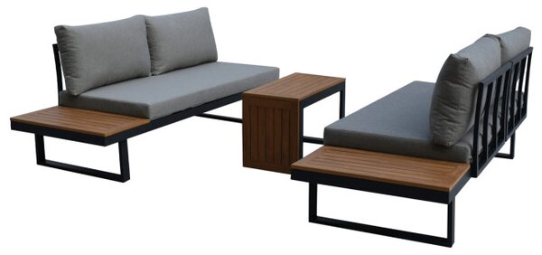 Set záhradného nábytku sivý AZS-G1924 GREY