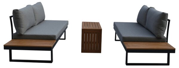 Set záhradného nábytku sivý AZS-G1924 GREY