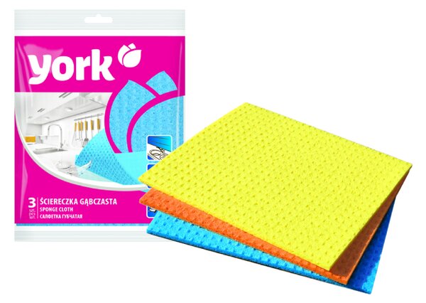 York Hubková utierka, 3 ks