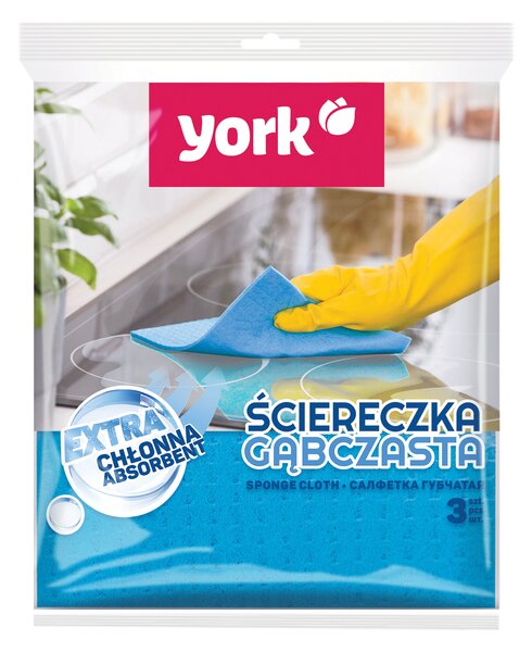 York Hubková utierka, 3 ks