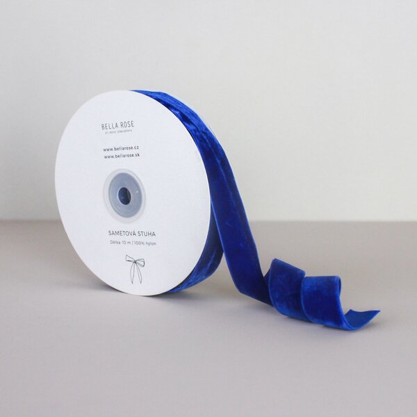 Zamatová stuha 2 cm – Royal Blue (10 m)