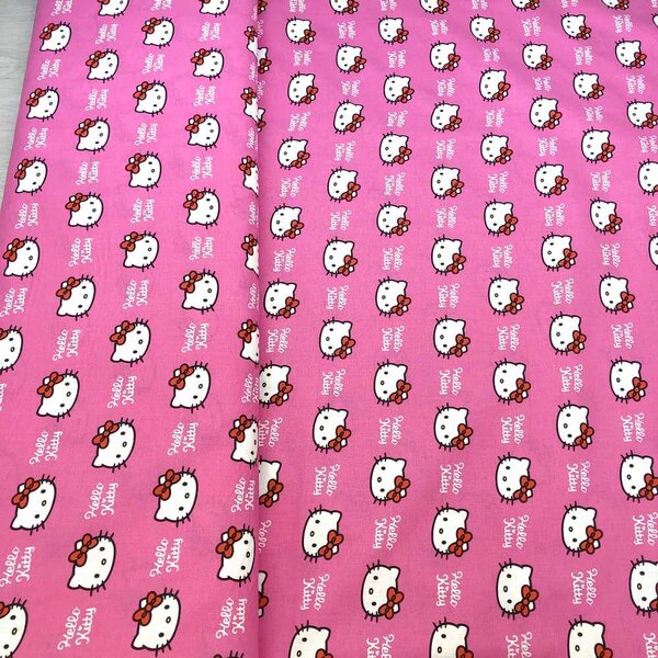 Hello Kitty Disney detská bavlnená látka