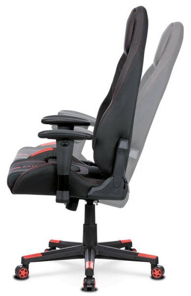 Herná stolička čierna KA-R209 RED