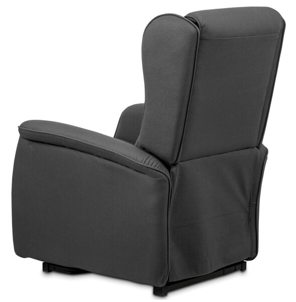 Polohovacie kreslo sivé, elektrické TV-1192 GREY2