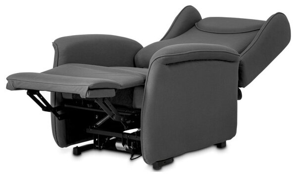 Polohovacie kreslo sivé, elektrické TV-1192 GREY2