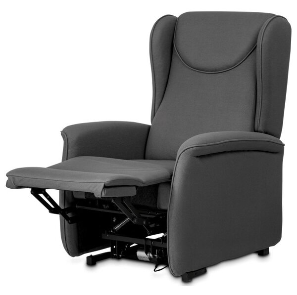 Polohovacie kreslo sivé, elektrické TV-1192 GREY2