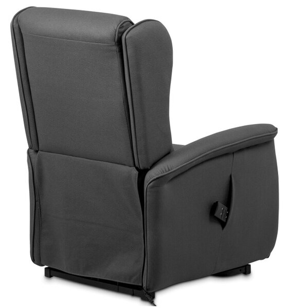 Polohovacie kreslo sivé, elektrické TV-1192 GREY2