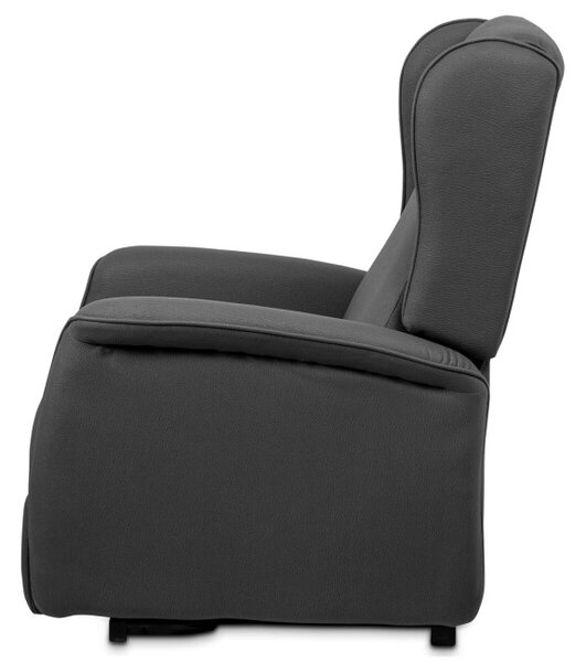 Polohovacie kreslo sivé, elektrické TV-1192 GREY2