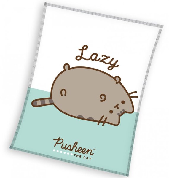 Detská deka Mačička Pusheen Lazy Cat 130x170 cm