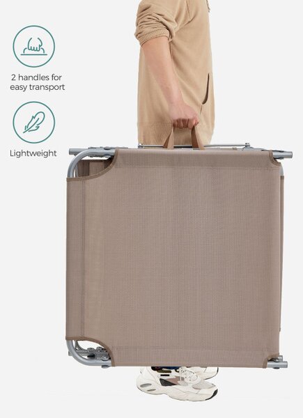 Skladacie lehátko so strieškou GCB022K01