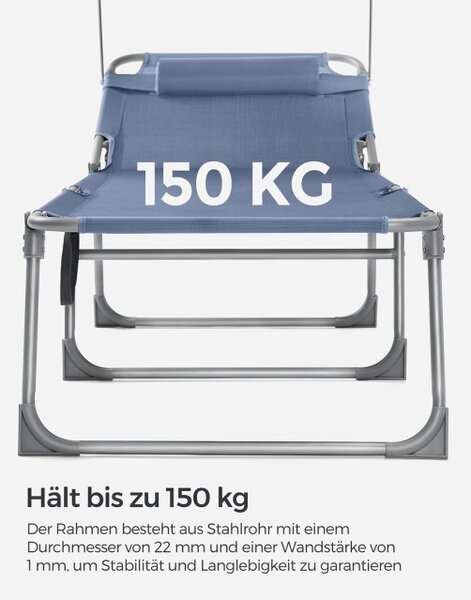 Skladacie lehátko so strieškou GCB192Q01