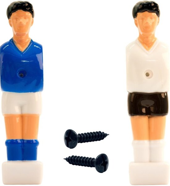 Sada 22 figúrok na stolný futbal biela, modrá