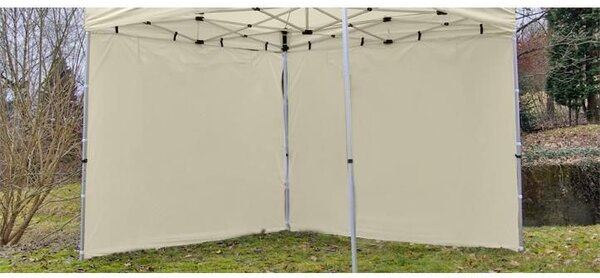 Sada 2 bočných stien pre PROFI záhradný stan 3 x 3 m - champagne