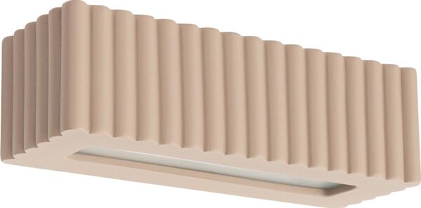 Sollux SL.1887 - Nástenné svietidlo RIGATA 1xE27/15W/230V keramika/taupe