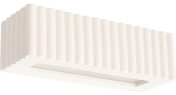 Sollux SL.1885 - Nástenné svietidlo RIGATA 1xE27/15W/230V keramika/biela