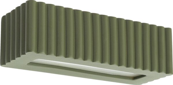 Sollux SL.1888 - Nástenné svietidlo RIGATA 1xE27/15W/230V keramika/zelená