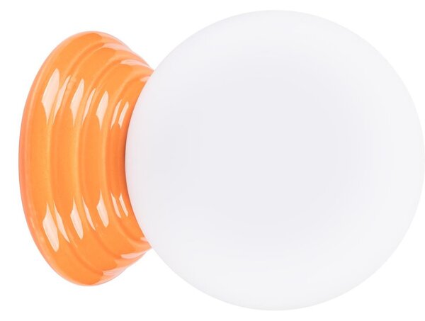 Sollux SL.1893 - Kúpeľňové nástenné svietidlo ZORI 1xG9/8W/230V IP44 oranžové
